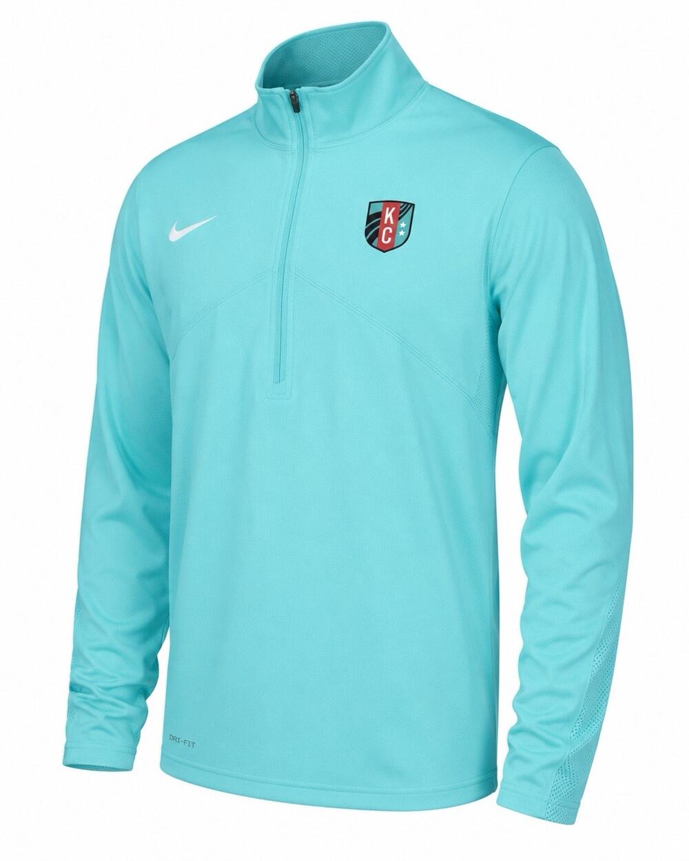 NWOT KC Current Nike Dri Fit Pullover Shirt - Blue 2XL